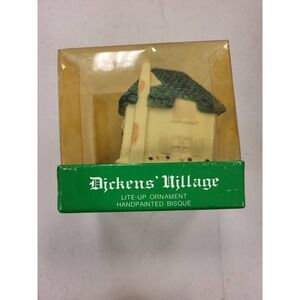Department 56 Dickens Village Candles House Lite-Up Bisque Ornament‎ Figurine